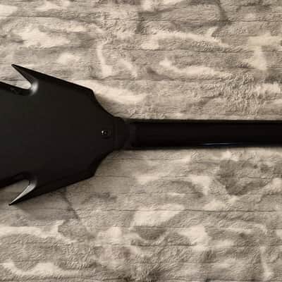 Halo Hellion Custom Bass - 4-String - Flying V - Black and Red Trim - Hellfire Bass image 13