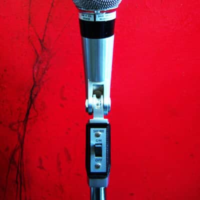Vintage 1970's Shure 565S Switchable Cardioid Dynamic Microphone Low Z w accessories 565 565SD 566 image 9