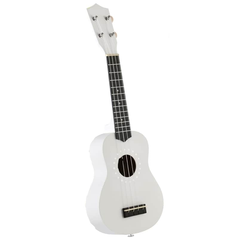 Soprano Ukulele for Beginner Adults with Gig Bag 21 Inch Uke for Starter Hawaiian Soprano Ukalalee Polishing Basswood 21 Inch Uke Bundle with Strap Picks Cleaning Cloth (White) image 1