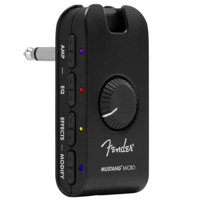 Fender Mustang Micro Personal Headphone Guitar Amplifier Bundle w/Fender Pick... image 2