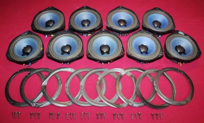 Bose 901 Series V, VI Drivers Perfect cond Set of 9 W/Gaskets and screws image 1