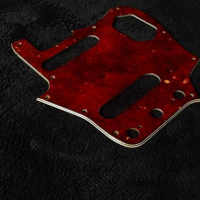 Jaguar Tortoise Shell Pickguard - USA/Squier CV Spec Medium Aged image 2