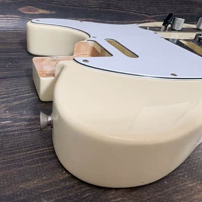 Fender Japan TL62-65US Telecaster Body White Made in Japan w/Bridge image 9