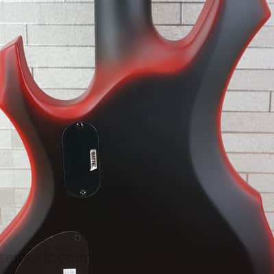 ESP LTD FL-4 Fred Leclercq Signature - Black Red Burst Satin image 10