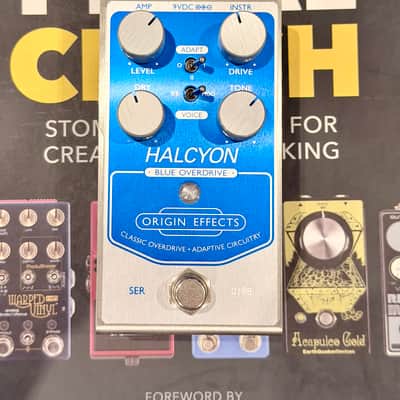 Origin Effects Halcyon Blue Overdrive 2024 - Present - Silver / Blue image 1
