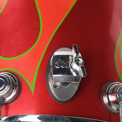 DW Collectors Series 3-Piece Flame Drum Kit (Kick, Snare, Floor Tom) Owned by Brian Setzer image 17
