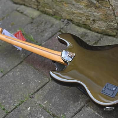 Fender American Ultra II Jazz Bass® - Texas Tea image 8