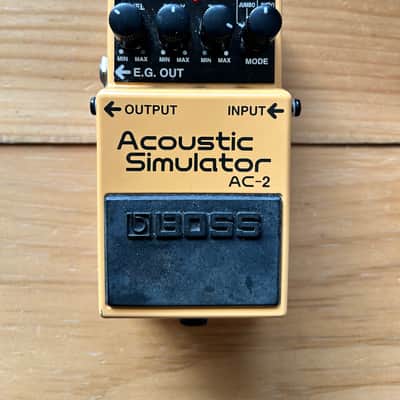 Boss AC-2 Acoustic Simulator (Silver Label) 1997 - 2006 - Yellow image 1