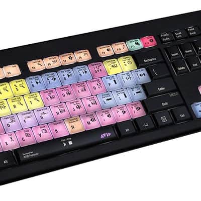 Logickeyboard ASTRA2 Backlit Keyboard for Avid Pro Tools - PC image 1