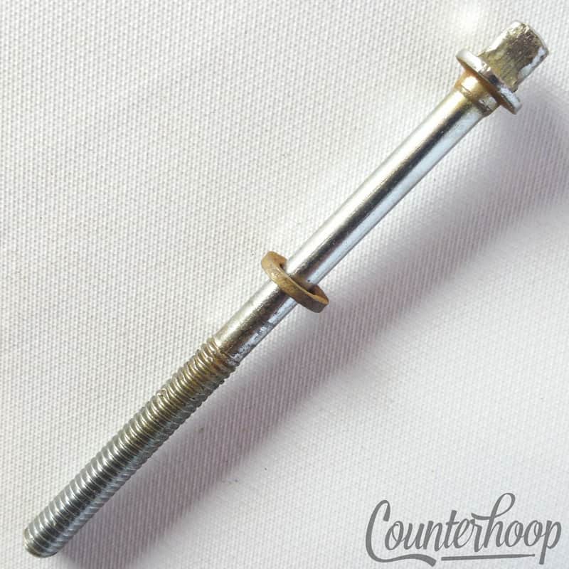Slingerland 1x 3 1/8"T-Rod Radio King Nickel Snare Drum Tensioner Tom Vintage40s image 1