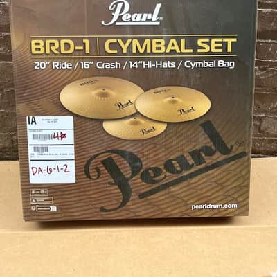 Pearl BRD-1 3 Piece Cymbal Pack: 14" Hi-hats, 16" Crash, 20" Ride image 14