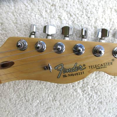 Fender Telecaster Guitar, 1994, USA, Sunburst Fiinish, Fender HSC image 2