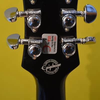 Epiphone Les Paul Custom "Chrome" Special Edition Custom Shop Korea 2005 Ebony / Chrome image 4
