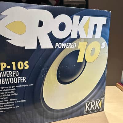 KRK 10S 10" Active Studio Monitor Subwoofer 2009 - 2020 - Black image 1