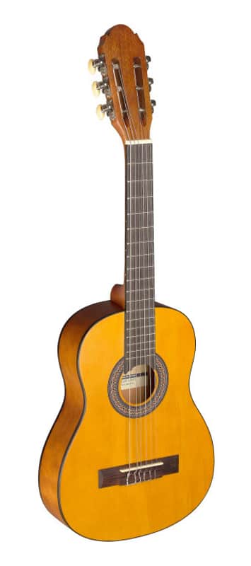 STAGG 1/4 Natural-coloured Classical Guitar With Linden Top image 1