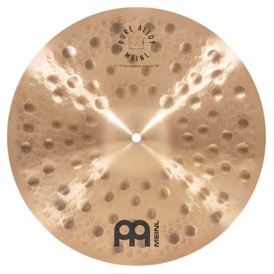 Meinl Pure Alloy Extra Hammered Hi Hat Cymbals 15" image 1