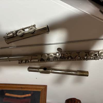 Selmer Bundy Bundy mid 80's - silver metal with Original Case Very Good Condition image 2