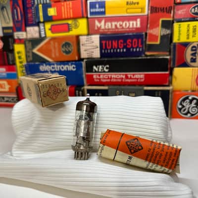 4 TrueNOS (Rare) SameCode 1965 Telefunken <> Diamond Germany EF804 (1 Still Sealed) /Grail Mic Tube /V72 V76 v72 v76 v69 siemens v77 klangfilm aeg neumann studios image 2