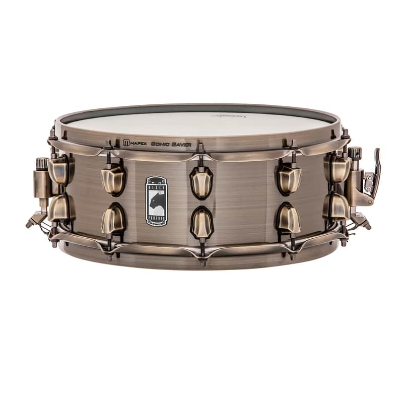 Mapex BPBR4551ZN Black Panther Brass Cat 14x5.5" Brass Snare Drum image 1