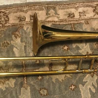 HISTORIC 1920 F.E. OLDS TROMBONE FAMOUSLY OWNED: " THE HARMONIAN " USED IN 1920-30'S BEN SELVEN ORCHESTRA EXCELLENT TECH. SERVICED W/ORG. CASE / ELKHORN MPC image 3