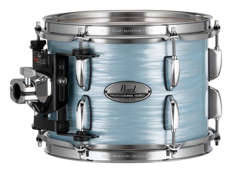 Pearl PMX Professional Series Maple 8x7" Ice Blue Oyster #414 Rack Tom Tom Drum | Optimount | NEW | Authorized Dealer image 1