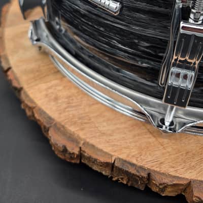 Ludwig LS908 Legacy Mahogany Jazz Festival Reissue 5.5x14" 8-Lug Snare Drum 2019 - Present - Vintage Blue Oyster image 3