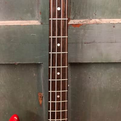 Peavey Patriot Bass USA Vintage, Super Ferrite Pickup 1987 Red image 5