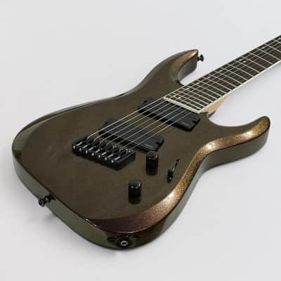 Jackson Pro Dinky DK Modern HT7 MS 7 String Multi Scale Electric Guitar - Eureka Mist image 10