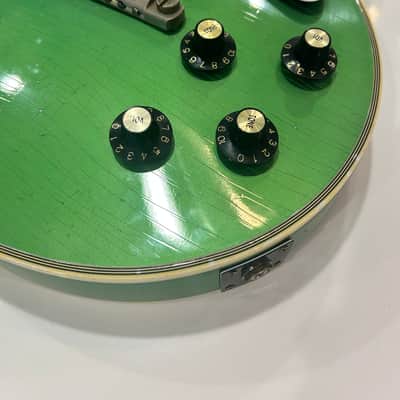 Rare Jade Green Gibson Custom Shop Murphy Lab '68 Les Paul Custom Reissue Light Aged image 6