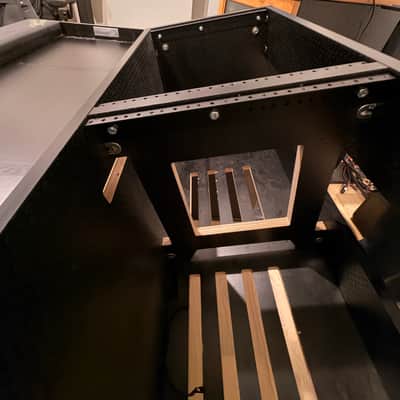 Dangerfox Genesis 24u - Black Studio Mixing Desk including Monitor, mount and speaker stands. image 13