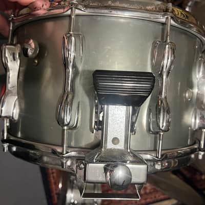 Slingerland  Magnum snare drum  1970-80 - Pewter image 3