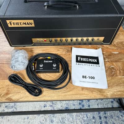 Friedman BE-100 Brown Eye 2-Channel 100-Watt Guitar Amp Head 2009 - 2017 - Black image 16