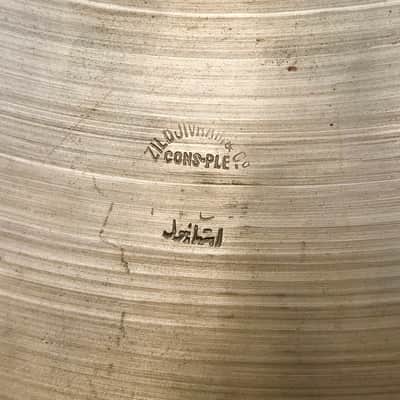 Rare ZILDJI Vram / Zildjian K Constantinople 16” Hi-hat Vintage 20s - ca 100 years old image 10