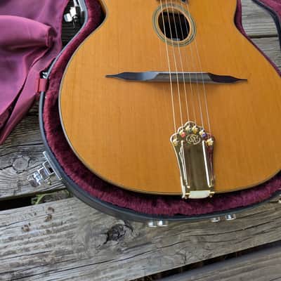 SX DJG-1 - Django style Gypsy Jazz guitar Natural image 2
