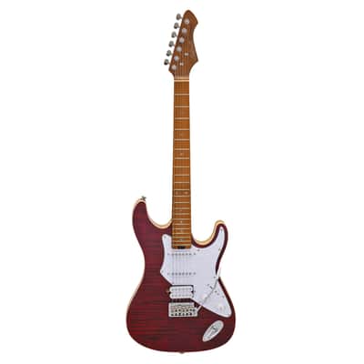 Aria Pro II 714-MK2-L Fullerton Electric Guitar-Ruby Red *USA Small Business* image 1
