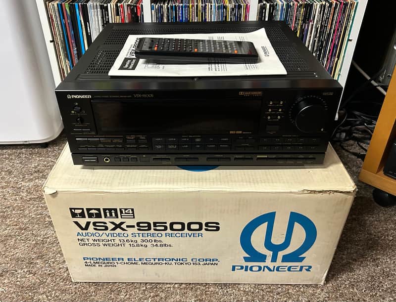 Vintage Pioneer VSX-9500S A/V Stereo Receiver Dolby Pro Logic Bundle TESTED ✅ image 1