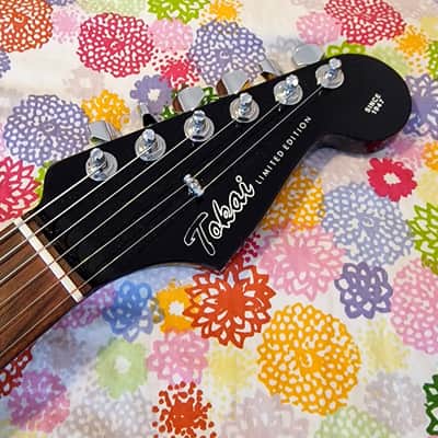 We keep low prices!! Tokai Limited Edition HSS Strat 1984 Black image 4