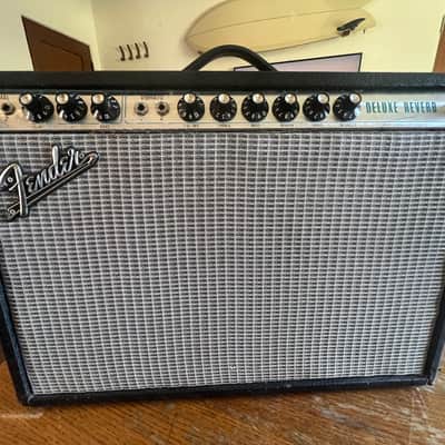 Vintage Fender Deluxe Reverb  2-Channel 22-Watt 1x12" Guitar Combo 1968 - 1969 - Silverface image 17