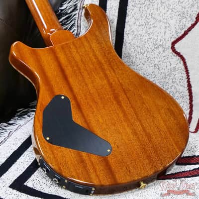 Paul Reed Smith PRS Private Stock # 11320 Custom 24 Piezo Stoptail Burl Maple Top Madagascar Rosewood Fingerboard Bahamian Blue 7.95 lbs image 12