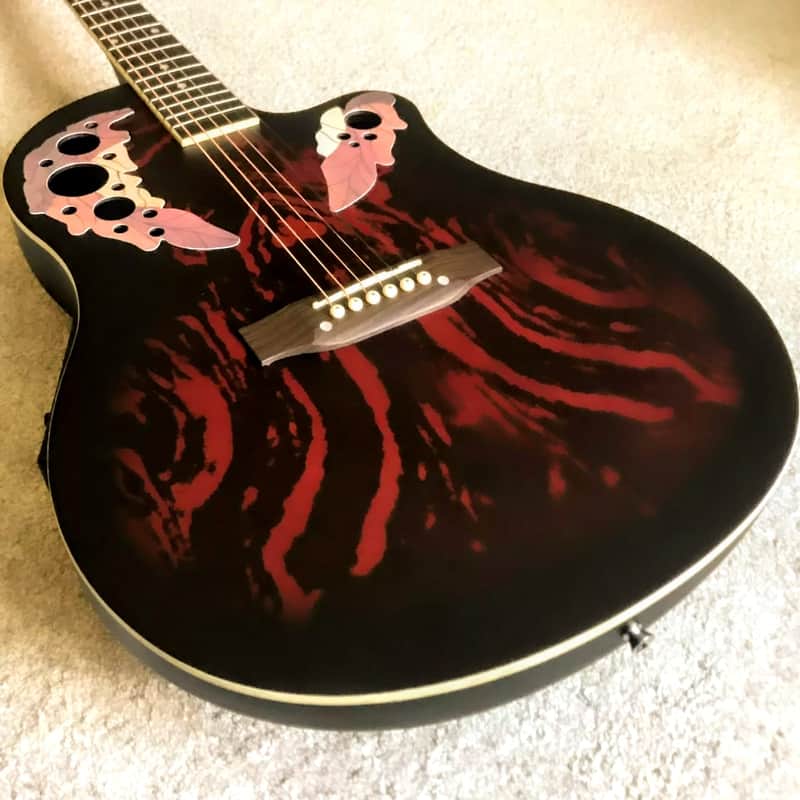 🎸"O" Style Acoustic-Electric Guitar +Soft Case / Gig Bag +Rosewood Fretboard!🎸 image 1