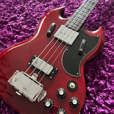 Early 1970s Greco EB-350 SG Bass (Gibson EB-3 Style) (33.5" Scale) image 2