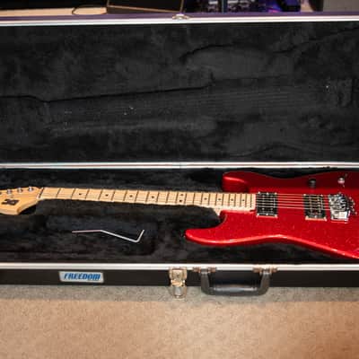 DC Custom Guitars SS/RR "Jack Butler" 2023 - Red metal flake sparkle image 12