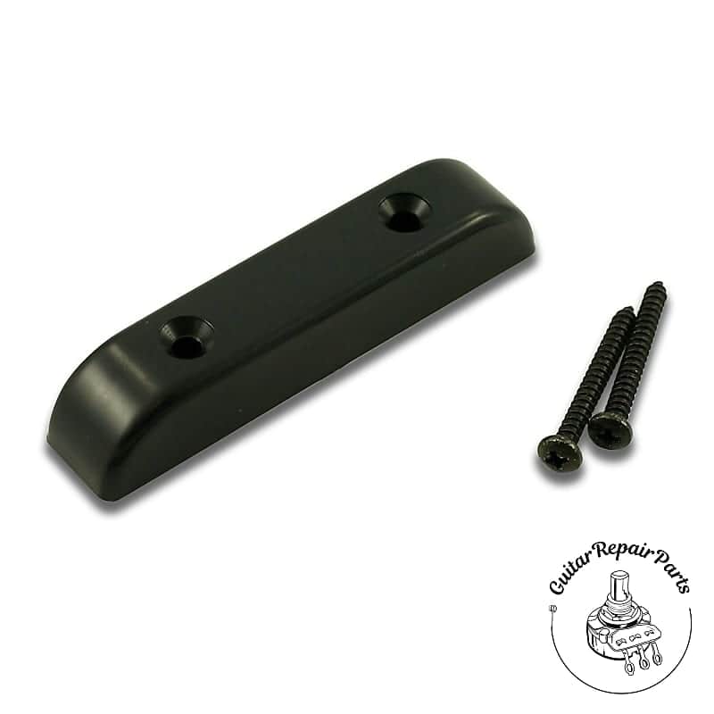 Plastic Bass Finger Rest, Thumb Rest, Or Tug-Bar - Black image 1