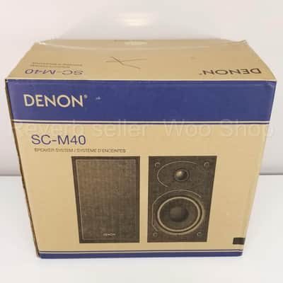 Denon SC-M40 Black Bookshelf Speakers, New in Open Box, RCD-M40 image 2