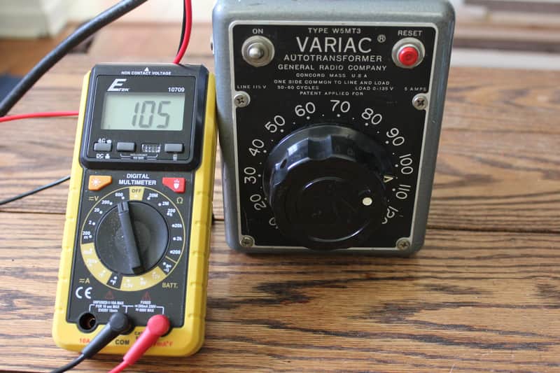 General Radio Company Variac W5MT3 1970's Metal Grey image 1