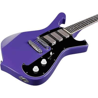 Ibanez  Fireman FRM300-PR Paul Gilbert Signature 6-String Solid Body Electric Guitar with Ebony Fretboard, Right-Handed, Purple image 6