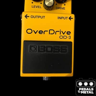 Boss OD-3 OverDrive (Silver Label) 1997 - Present - Yellow - X18553 image 2