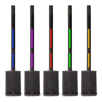 KAM Compact Tower PA system with Lighting ~ 240W image 6