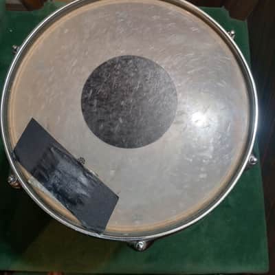 Tama Rockstar Made in Japan 12"(diameter)x11"(depth) Tom 1980's - Brushed chrome/Aluminum image 8