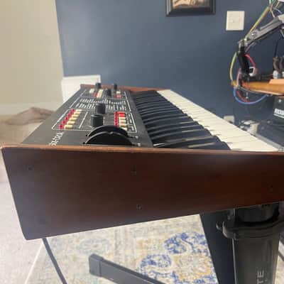 Sequential Six-Trak 49-Key 6-Voice Polyphonic Synthesizer 1984 - 1985 - Black with Wood Sides image 4